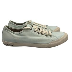 SeaVees Monterey Canvas Sneakers - Light Blue Casual Shoes‎ - Women's Size 8